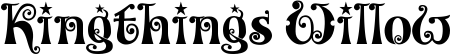 Kingthings Willow font